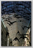 Mall bird sculpture