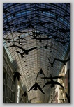 Mall bird sculpture